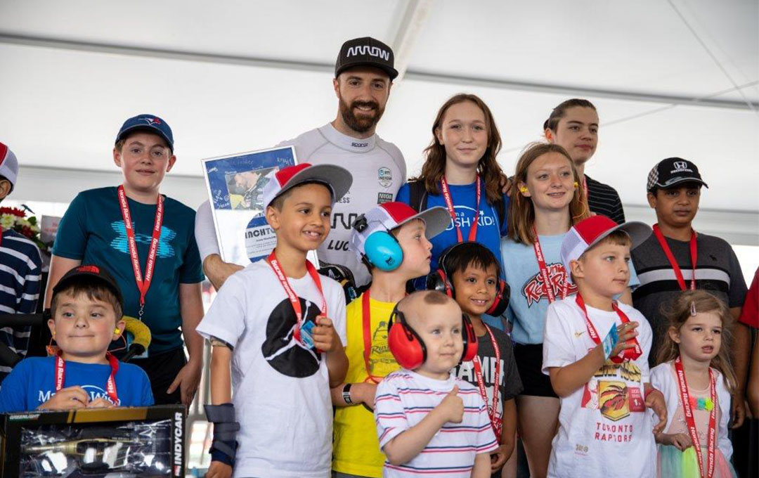 Image d’enfants lors d’un événement de Make-A-Wish/Fais-Un-Vœu Canada.